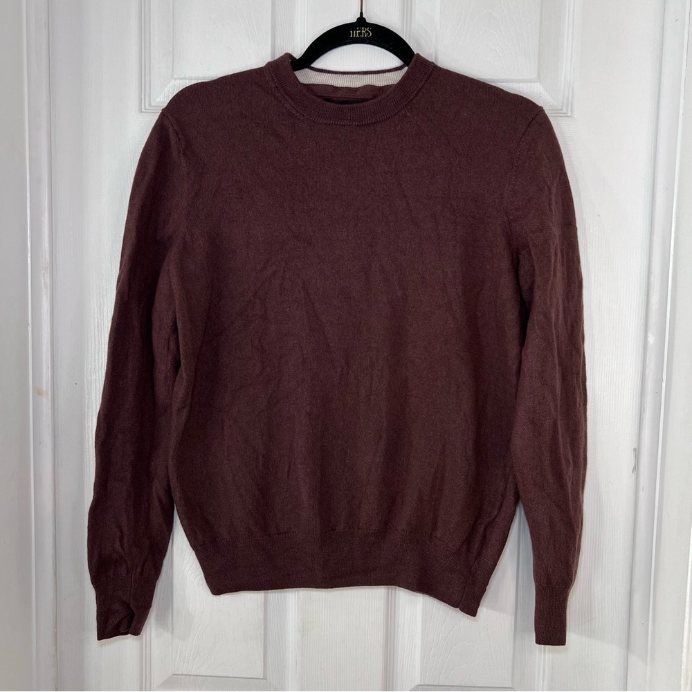 Christian Lacroix Sweater 100% Extrafine Merino Wool Brown Women’s‎ Size Medium